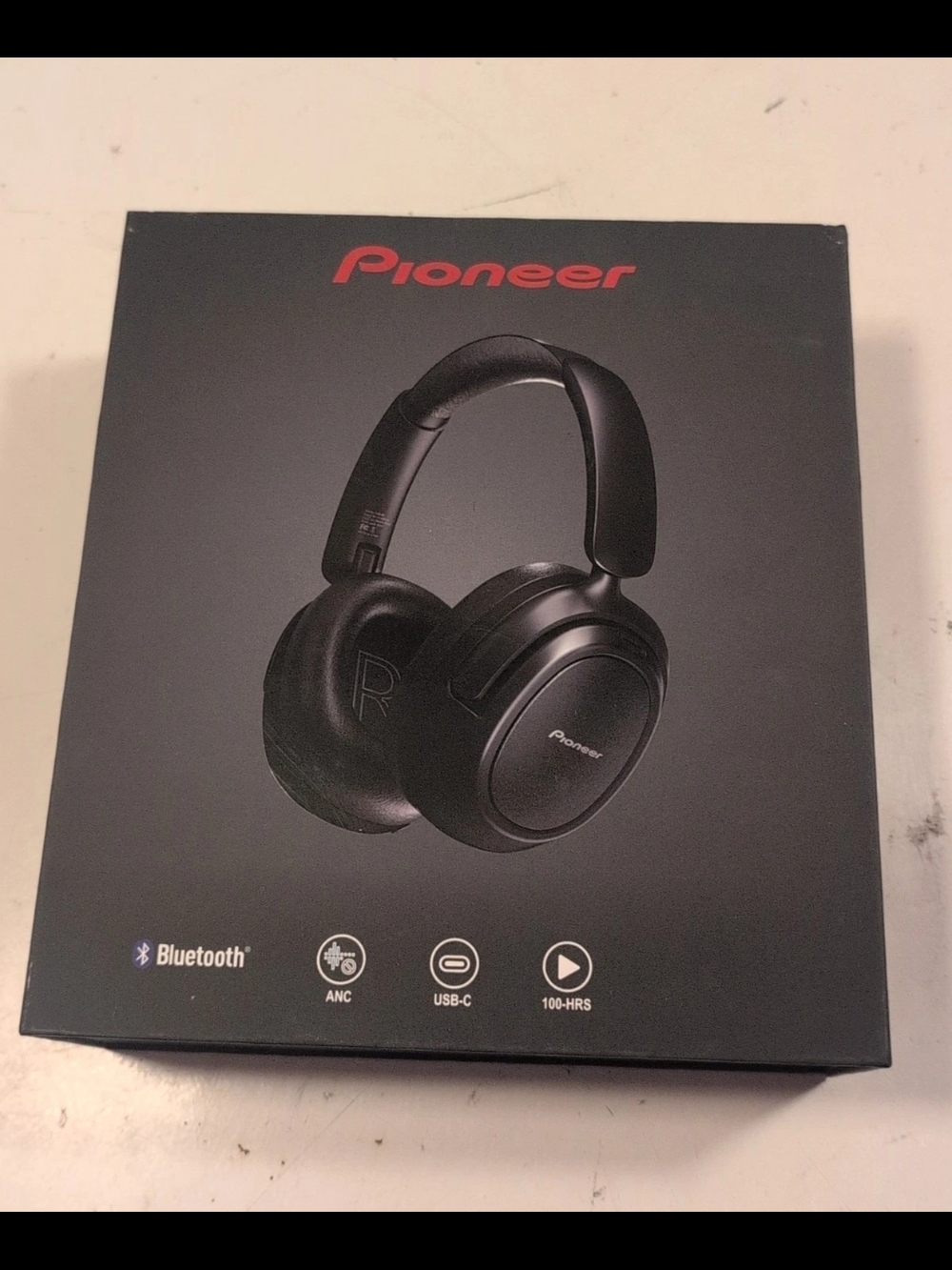 Pioneer A35-BK Bluetooth Headphones ANC USB-C Black Built-In Mic Over-Ear